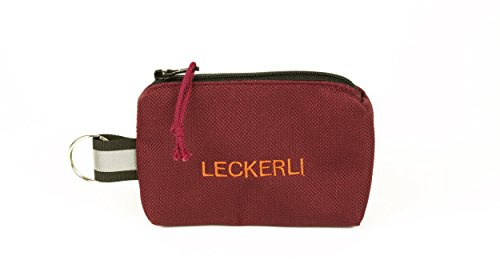 ANDREAS WIPPER Mit Wunschname möglich. Futterbeutel, Leckerlibeutel, Futtertasche, Leckerlitasche, Schlüsselanhänger Leckerli Claret Edition
