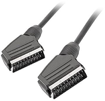 lanberg ca-10cc 0018 eueu BK Scart Scart Cavo Audio/Video, 1,8 m Nero
