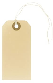 1.000 Manila-Hängeetiketten 120x60mm mit Naturfaden beige-braun | Hängeetiketten, 120x60mm, Naturfaden eingefädelt, beige-braun, eingefaedeltem Naturfaden