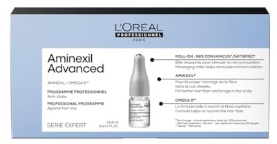 L'Oréal Professionnel Stimulierendes Kopfhaut-Serum gegen nicht krankheitsbedingten Haarausfall, Mit Omega-6, Serie Expert, Aminexil Advanced, 42 x 6 ml