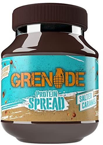 Grenade Chocolate Chip Salted Caramel Protein Spread, 1 x 360 g Jar | Rich Chocolate & Sea-Salted Caramel, 20% Protein & 1.7 g Sugar, Vegetarian, Perfect for Breakfast & Baking