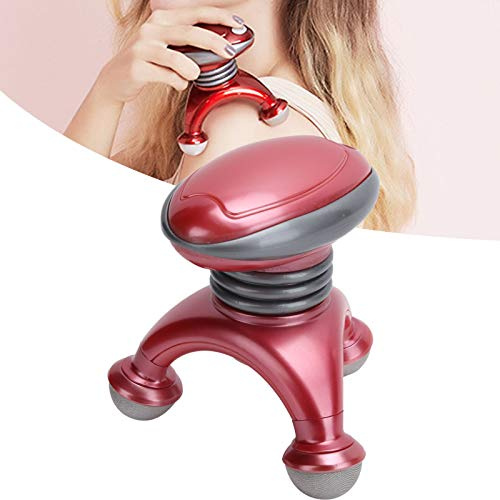 ZJchao Cordless Mini Massager, Electric Handled Massager, Portable Battery Powered Whole Body Massager, Portable Hand-held Electric Vibrating, for Relieve Neck Back Arms Legs Body Stress