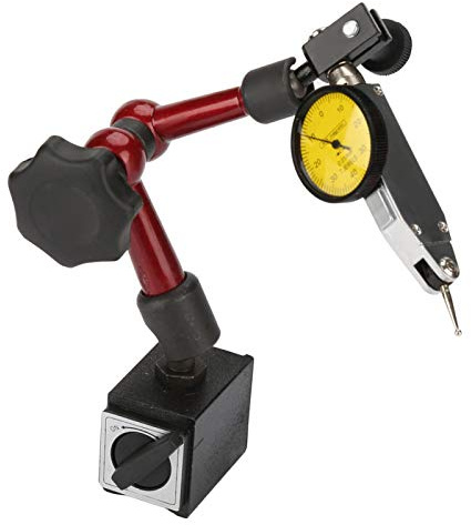 Testmätare med spak urtavla, flexibel och solid magnetisk mätare hållare bas hållare + spak urtavla testindikator mätare