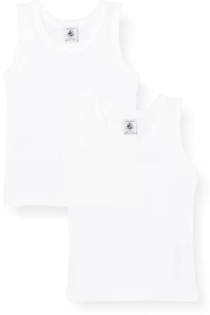 Petit Bateau Jungen A0bn1 Ärmellose Tanktops (2er Pack)