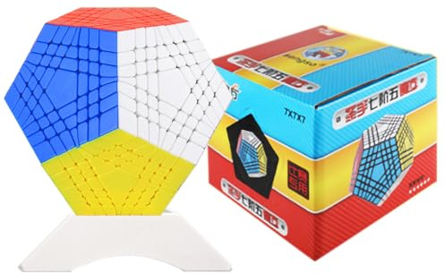 Oostifun ShengShou 7x7 Megaminx Dodekaeder 7x7x12 Gigaminx Megaminx Cube 12 Surface Cube Stickerless, 5-Sterne-Schwierigkeit