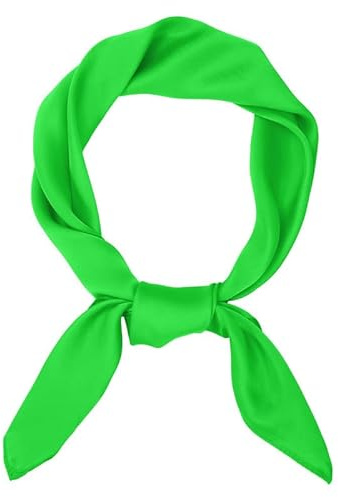 JasGood Damen Seidentuch Seide Leicht Eleganter Seidenschal Damen Bandana Halstuch Kopftuch Schal Vielseitiges Seidenschal für Frauen