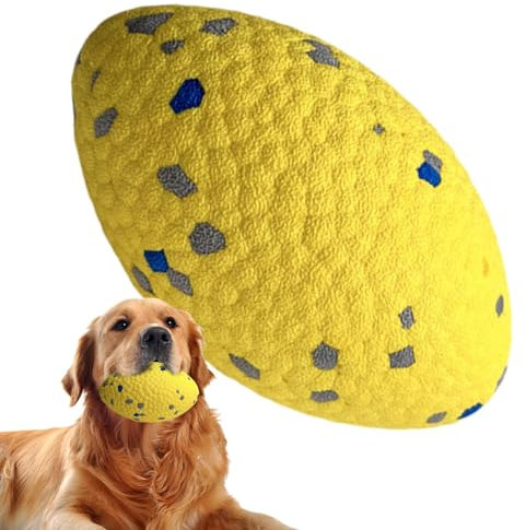 Bissfester Hundeball – unzerstörbare interaktive Tennisbälle für Hunde, hohe Elastizität, Zahnen, Fußballspielzeug für Hunde