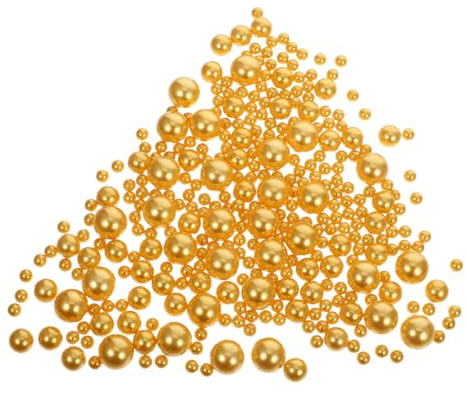 CLISPEED 250g Adorno Decorativo De Perlas De Plástico Varios Para Esparcir La Mesa Adornos Para Manualidades Material Para Rellenar Jarrones Perlas Para Hacer Joyas