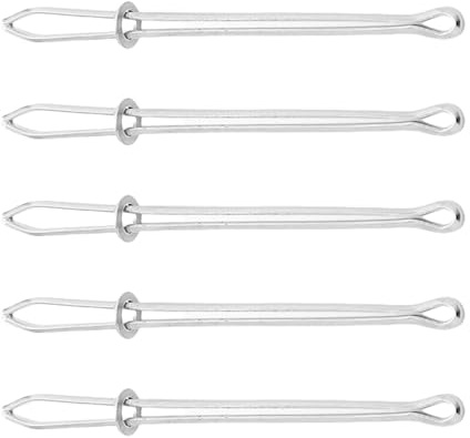 5 infila coulisse in metallo flessibile elastico infila clip infila ago per cucire aiuti per cucire felpe con cappuccio costume fare fascia elastica strumento di filettatura