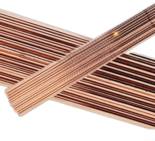 ER70S-6 - Alambre de soldadura de 1,6 mm, 2,0 mm, 2,5 mm, 3,2 mm para acero al carbono y acero de baja aleación, recubierto de cobre para varilla de soldadura TIG para aplicaciones MIG/para TIG