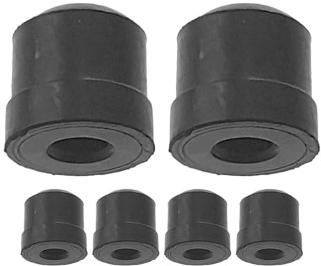 GALPADA Lot de 6 Set de Bouchons en Caoutchouc Souple pour Trombone, Embouts de Coulisse Résistants, Accessoires Universels pour Instruments à Vent, Protection Anti-glissement, Usage