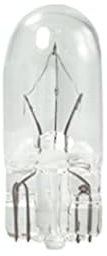 10 Pack 10 Watt T3 1/4 Wedge Base 12 Volt 10000 Hour Clear Xenon Lightbulb