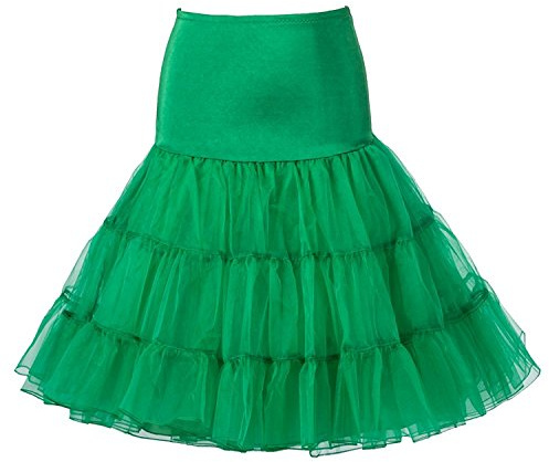 Boolavard 1950 Petticoat Reifrock Unterrock Petticoat Underskirt Crinoline für Rockabilly Kleid