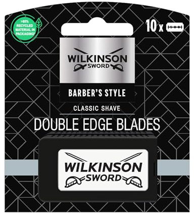 Wilkinson Sword Classic Vintage Edition Rasierklingen für Rasierhobel Hochwertig und besonders langlebig 10 Stk.