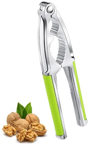 TOPZFL Casse Noix,Casse Noisette,Acier Inoxydable Casse-Noisett,Casse Noix en Métal,Casse Noix avec Poignée Antidérapante,Noyer Outil Ouvreur,pour Toutes Sortes De Noix,Homard,Casse Pince Crabe.