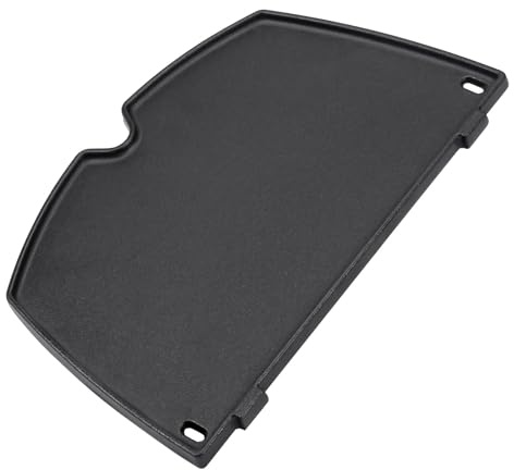 Plaque à Griller en Fonte 6559, Pièces de Rechange pour Barbecues à Gaz Weber Q200 Q220 Q240 Q260 Q2000 Q2200 Q2400, Poêle à Griller 38,9CM, Accessoire Compatible Weber Q