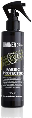 Trainer Trash Shoe Cleaning & Protection Kit, Powerful Cleaner Spray, Waterproof Protector Spray and Brush - Shoe care kit for Trainers, Sport Shoes, Suede Boots