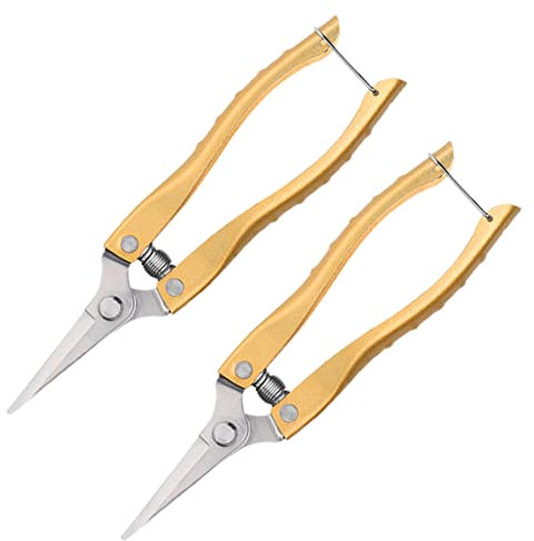 jojofuny 2piezas Tijeras De Jardín Tijeras De Podar Para Ramas y Ramitas Acero Endurecido Uso Fácil