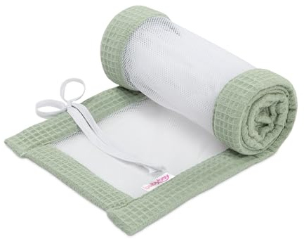 babybay Nestchen Mesh-Waffelpiqué passend für Modell Maxi, Boxspring, Comfort und Comfort Plus, jadegrün