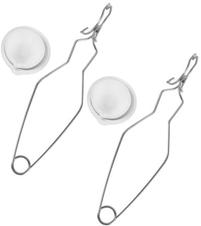 Lurrose Crogioli in Ceramica Resistenti per Fusione Metalli con Pinze Lunghe Kit per Fusione Oro Argento Rame Uso con Forni e Diverse Fonti di Calore