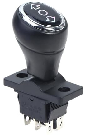Fenteer Leva del cambio a 4 marce per auto elettriche per bambini, interruttore avanti/indietro, con marcia alta/bassa, compatibile con auto giocattolo e moto da 12 V, nero