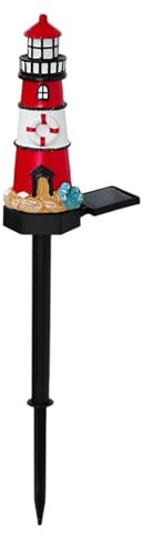 Luci - Lampada da giardino da 17,72 pollici per decorazione in cortile, illuminazione del percorso con materiale portatile, luce del paesaggio a LED per balcone, ponte, portico, facil