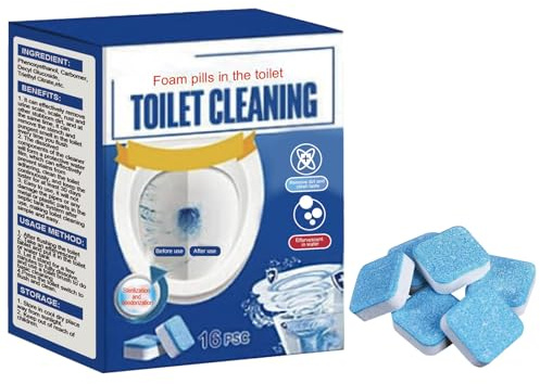 KOAHDE Spülkasten Tabs Wc Reiniger Extra Stark Wc Tabs,Spülkasten Tabs,WC Reiniger Extra Stark,16PCS