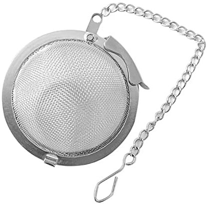WSLWJH Filtre À Thé Filtre De Boule De Thé D'Infuseur De Maille D'Épice De Verrouillage De Passoire De Thé D'Acier Inoxydable Pour L'Infuseur De Thé De Forme Ronde De Coeur De Théière