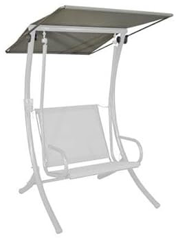 Angerer Freizeitmöbel GmbH Hollywoodschaukel Sonnendach - passend für viele 1-Sitzer Hollywoodschaukeln - Schaukeldach Made in Germany (Primetex beige, 100 x 145 cm)