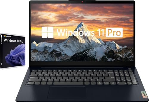 lenovo Pantalla táctil de 15.6 16 GB RAM 1TB SSD IdeaPad 3i portátil, Windows 11 Pro, procesador Intel Core i5-1155G7 de 4 núcleos, pantalla FHD 1920 x 1080, audio Dolby, lector de tarjetas