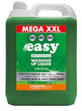 Gharana Swaad Ka Khazaana Easy Professional Grade Washing Up Liquid 5L | Industrial Strength Formula | Sparkling Clean In Every Wash | Versatile Usage | Easy Dispensing | Commercial Size