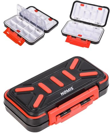 Tackle Box Angeln | Kleinteilebox Angelzubehör Box | Sortierboxen für Kleinteile wie Snaps | Angelbox | Wasserdicht | Extra starker Kunststoff | Kleinteile Boxen | Ideal für Wirbel, Snaps etc.