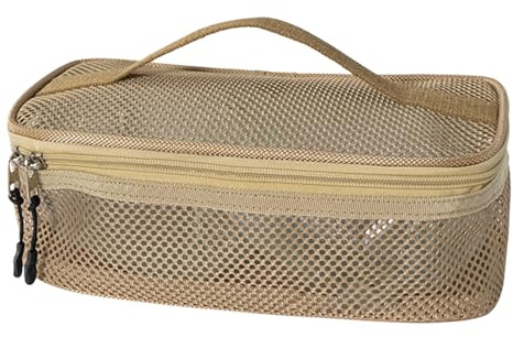Duroecsain Borsa per utensili da cucina da campeggio, valigetta portatile per esterni | Borsa a rete grande portatile per articoli da toilette per barbecue, escursionismo, campeggio, spiaggia, viaggio