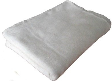 Yoga United Undyed Natural 100% Cotton Yoga Blanket for Restorative, Meditation, Home