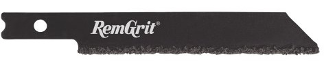 Disston E0406140 2-7/8-Inch Remgrit Carbide Grit Jig Saw Blades With Universal Shank, Fine Grit, 73mm