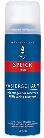 Speick Rasierschaum 10er Pack 10x200 ml für Herren mit Aloe Vera Duft für empfindliche Haut