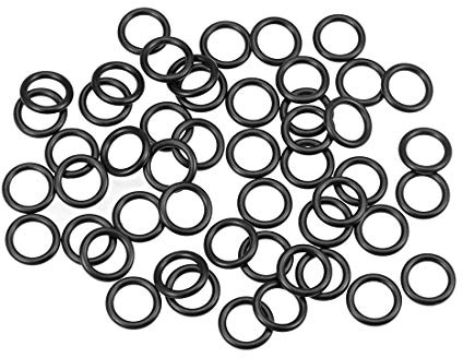 sourcing map 50 st. O-ringar nitrilgummi 2,5 mm bredd rund tätning 11 mm x 16 mm x 2,5 mm