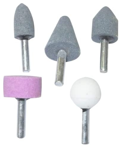Saraoriginalshop Set mit 5 Schleifscheiben mit Schaft, für Bohrmaschine, Schraubendreher, Bastelarbeiten.