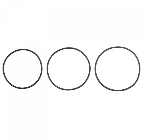 sourcing map Nitrile Rubber O-Rings 25mm 27mm 28mm OD 23mm 25mm 26mm ID 1mm Thick Seal Gasket, Black 60in1 Set