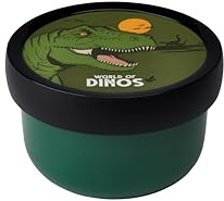 Mepal - Cajita para fruta Campus - Snack box para niños - Apto para lavavajillas y microondas - Sin BPA - 300 ml - Dino