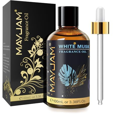 MAYJAM Weißer Moschus Duftöl 100ML für ätherische Öle Diffusor
