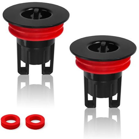 MYLERCT Scarico Doccia, 2 Pezzi Piletta Doccia a Pavimento con Guarnizione Magnetica, Adatto a Scarichi a Pavimento 28-45 mm