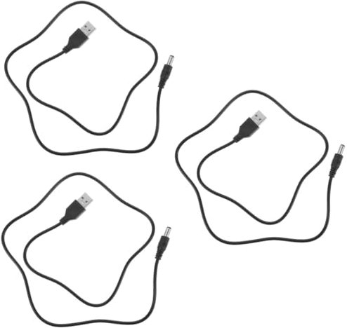 Garneck 3st Ladekabel Für Den Mülleimer Dc-ladekabel Usb Zu Dc Netzkabel Usb-netzkabel Ersatz- Intelligentes Mülleimer-ladegerät - Für Plastik