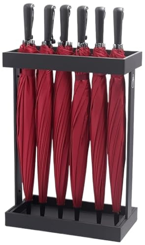 Wrought Iron Umbrella Stand for Hotel & Commercial Hall Stylish Umbrella Holder nizer for Entryway Perfect for Home & Office Use