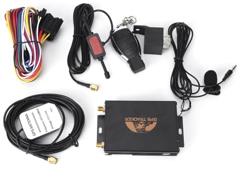 Brilluxa GPS Locator, Motorcycle Tracking Device, GPS Tracker Antitheft System Real Time Burglar Alarm
