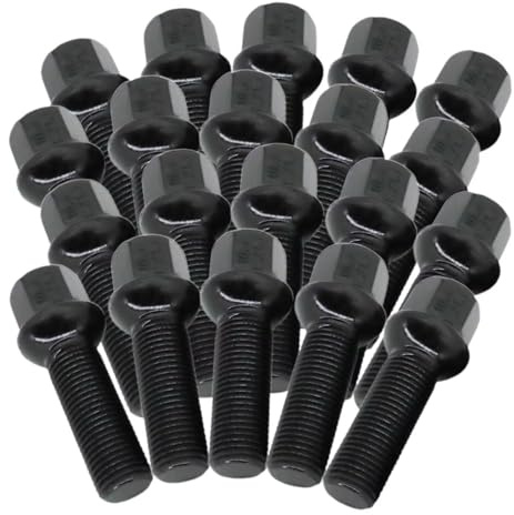 Compatible Avec A1 Pour 2010 2011 2012 2013 2014 2015 2016 2017 2018 M14X1.5 60mm 20 Pièces Boulons De Roue Arrière De Voiture Outils De Roue De Voiture Pièces De Camion Boulons de Roue