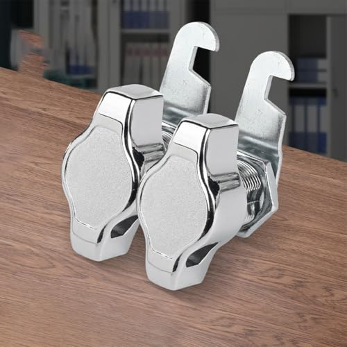 Lucchetto in lega di zinco con sistema di bloccaggio meccanico senza chiave, per mobili, armadi, armadi e cassette postali, hardware di sicurezza per casa e ufficio (25 mm)