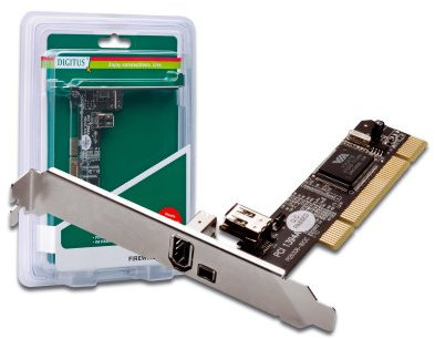 Digitus PCI Firewire A Card Scheda di interfaccia e Adattatore
