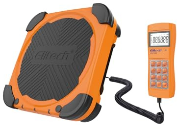 Elitech Balance de Réfrigérant Electronique de Chargement de Précision Calibration Poids Etalonnage Balance Poids pour Chauffage Ventilation Climatisation avec Ecran LCD LMC-200
