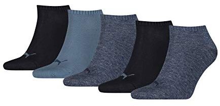 PUMA Unisex Sneaker Socks, Navy, 6-8 UK